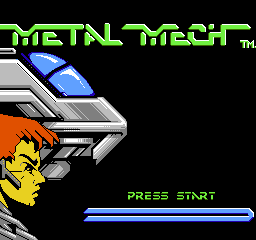 Metal Mech - Man & Machine Title Screen